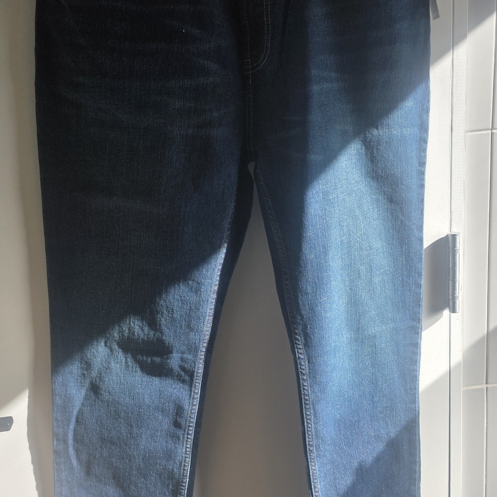 Nautica Men's Deep Blue Straight Jeans